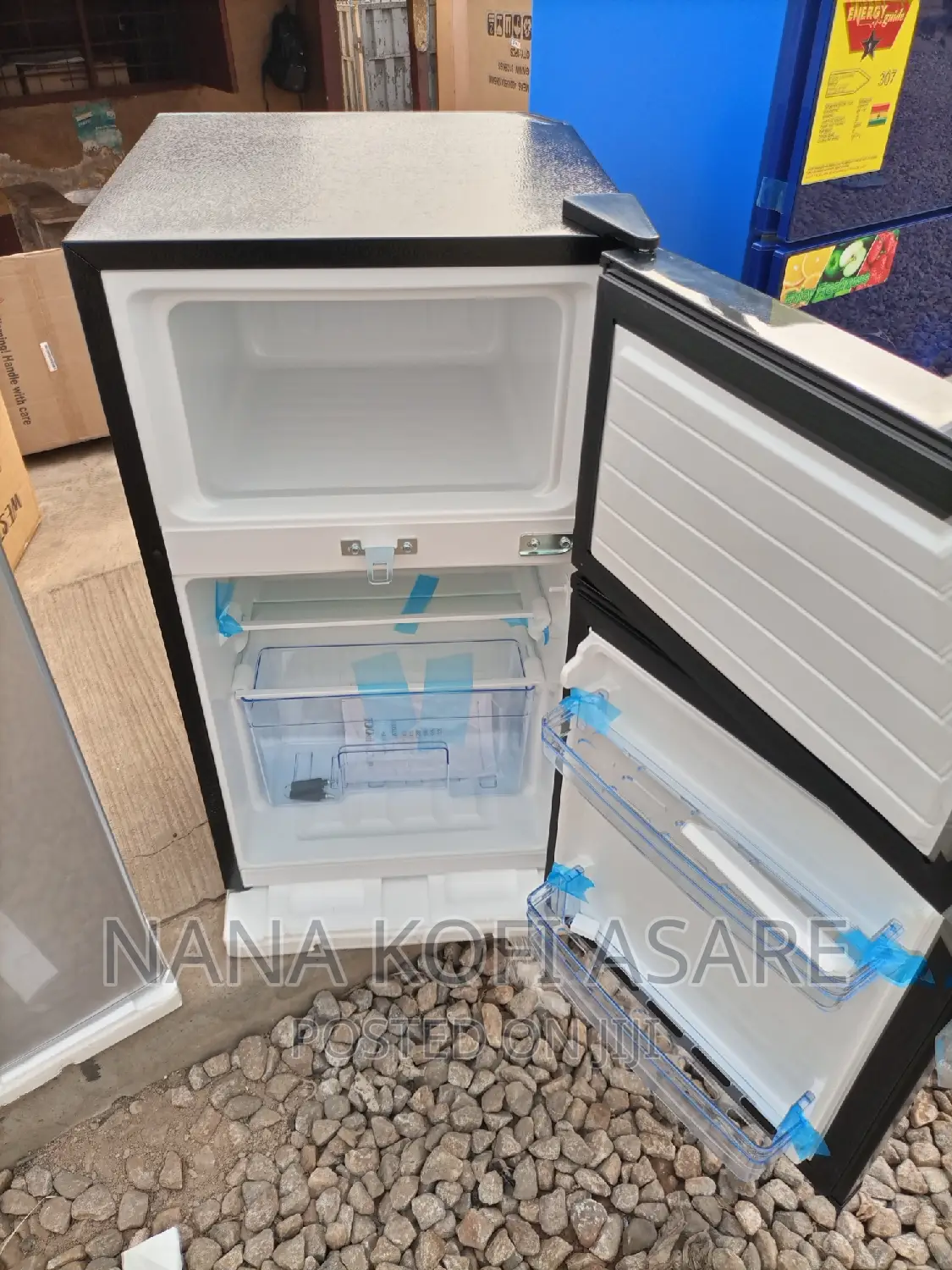 Westpool 80litres Black Table Top Double Door Refrigerator