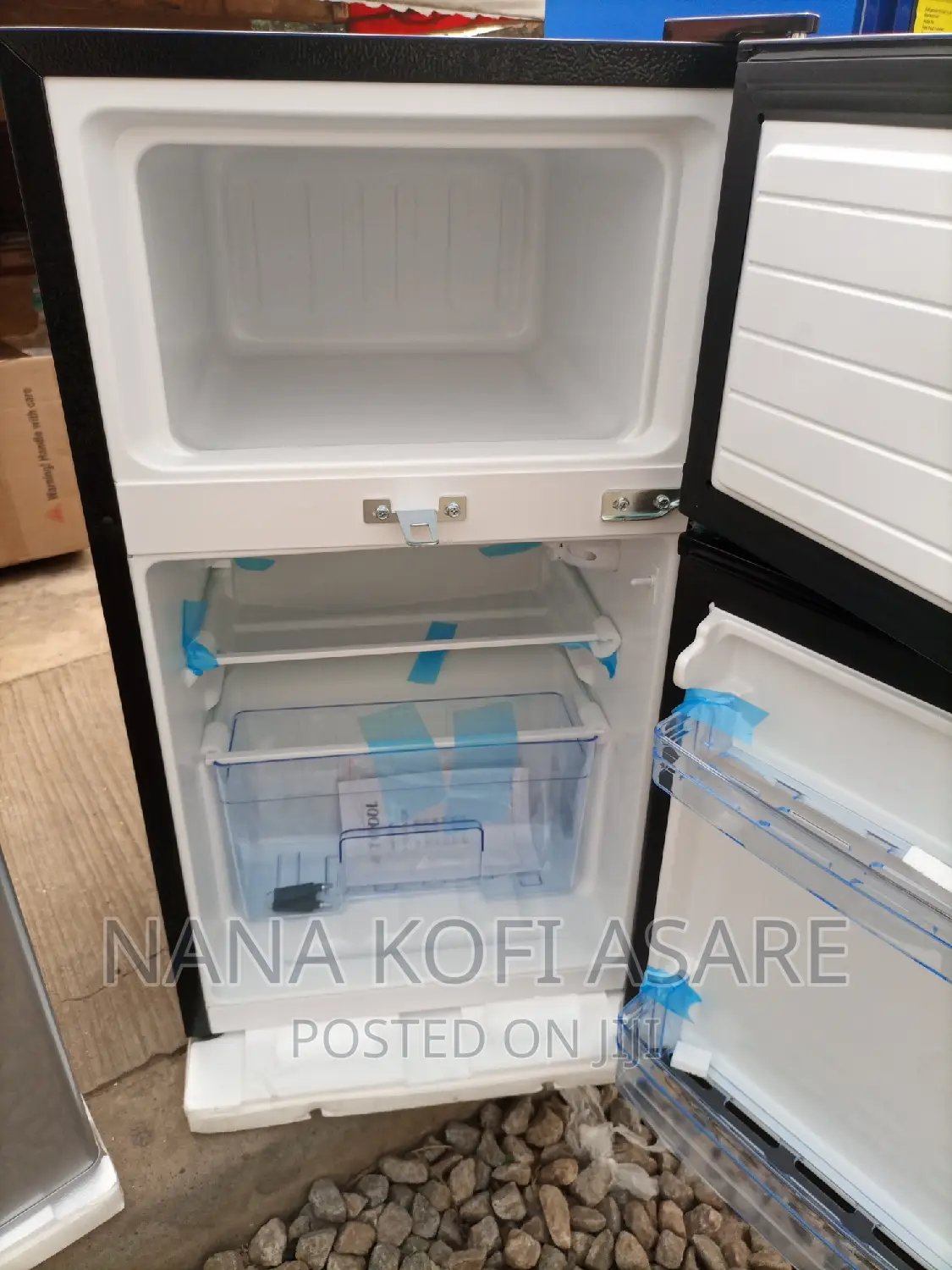 Westpool 80litres Black Table Top Double Door Refrigerator