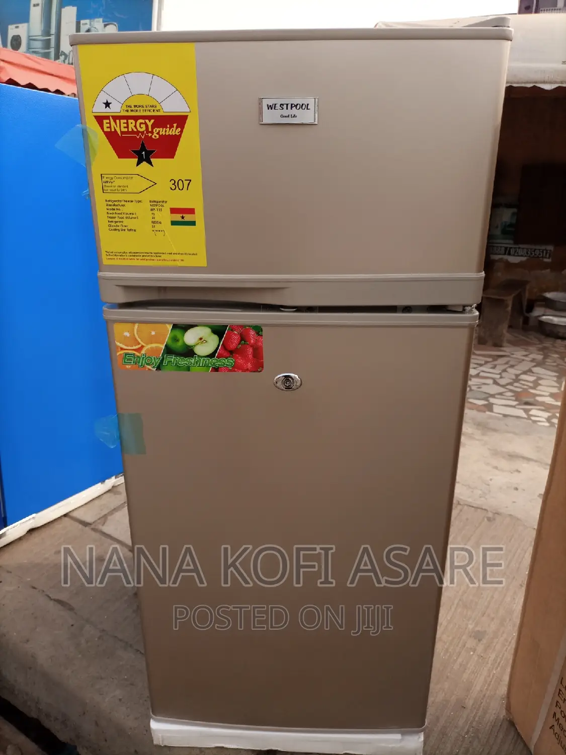 Westpool 95litres Gold Refrigerator