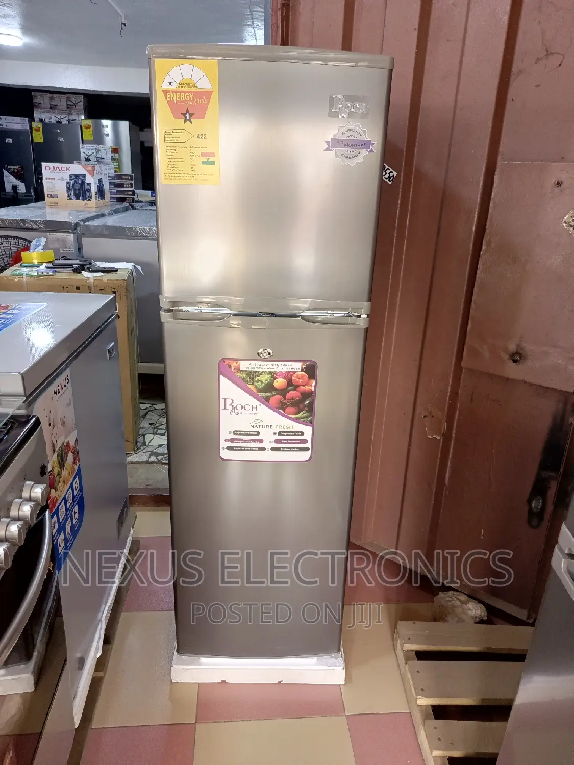 Brand New Roch 166ltrs Double Door Fridge.