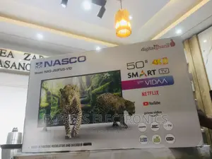 Zealous Sleek Slim UHD Smart Android Nasco 50”Tv Screen