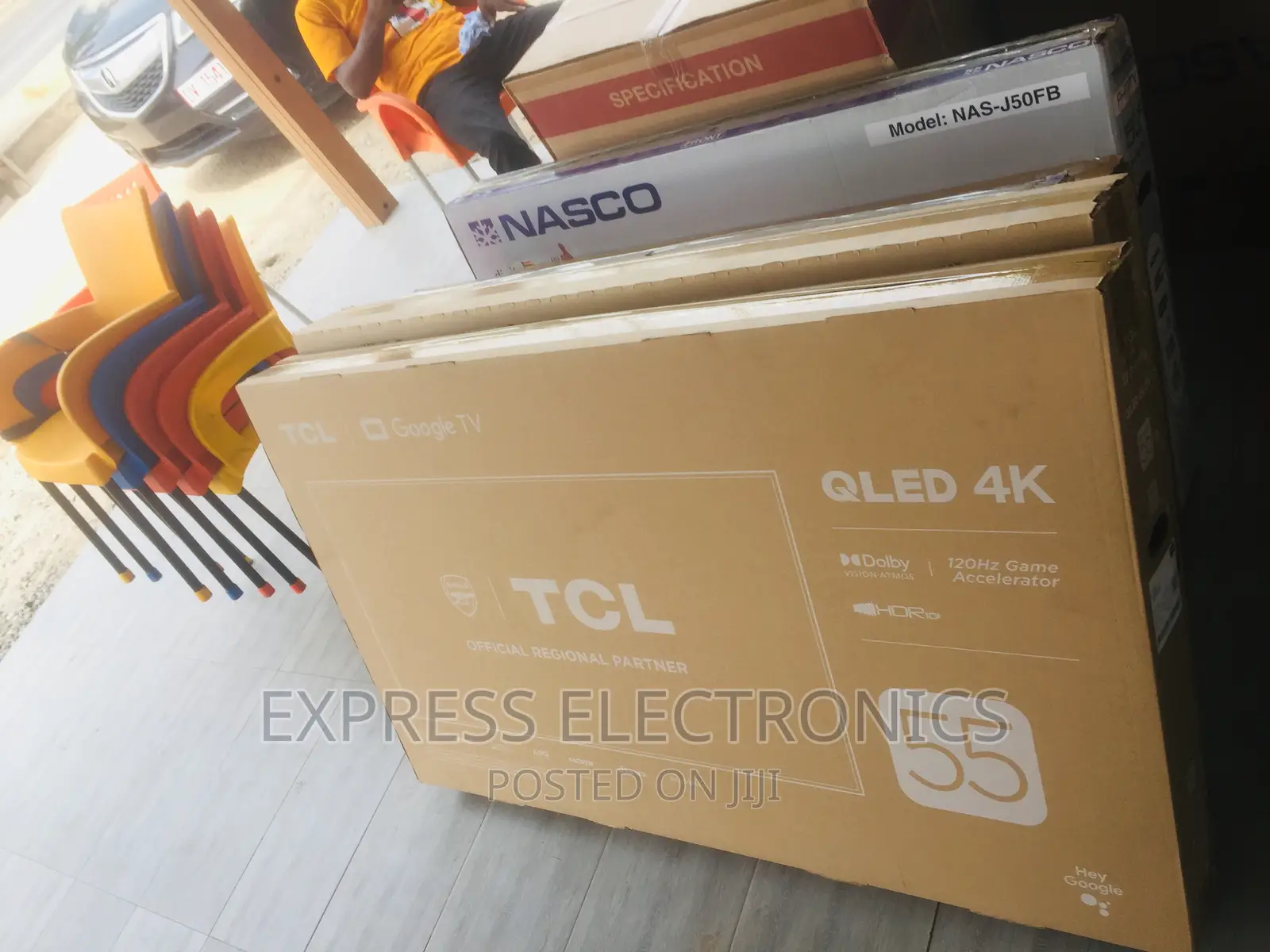 Text Us for Your QLED TCL Tv UHD Smart Glossy Tv 
