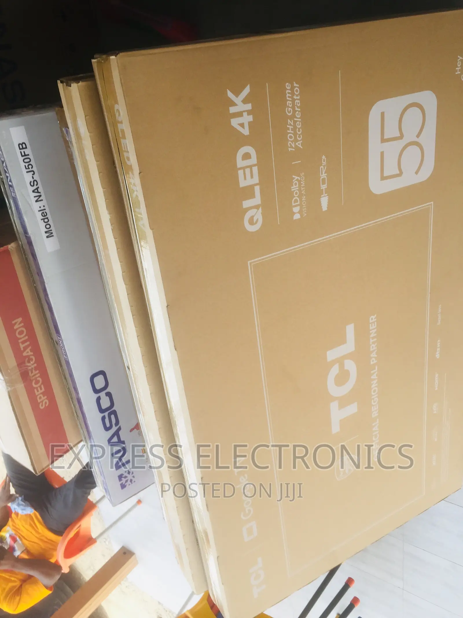 Glossy Sleek Slim UHD Smart Android TCL 55”C645