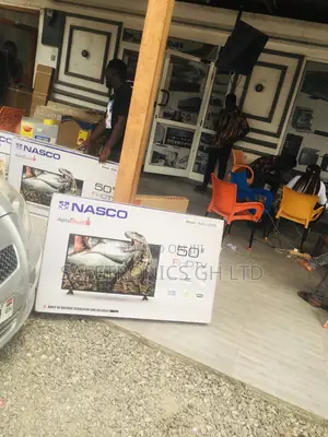 55 Inches LED Glossy Electric Full HD Black Digital Nasco Tv