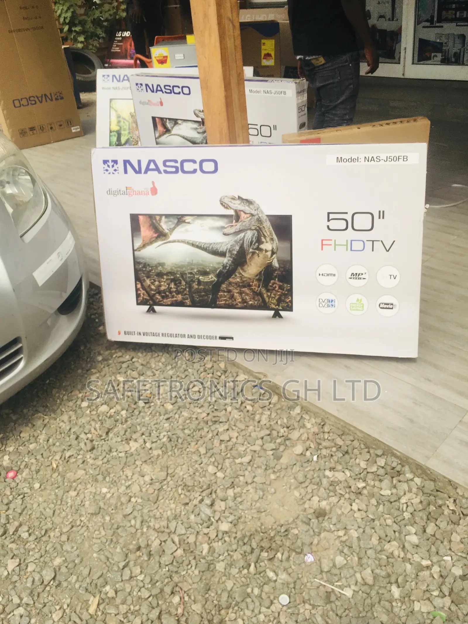 LED Black Digital Glossy Electric 50 Inches Nasco Full HD Tv