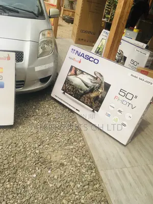 Glossy Digital Nasco Electric LED Full HD Black 50 Inches Tv