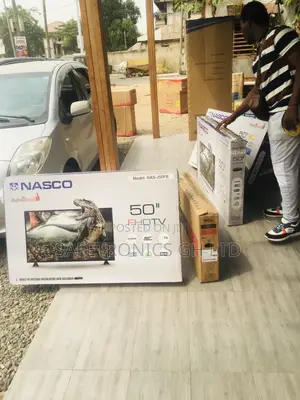 Black Digital 50 Inches Electric Glossy LED Nasco Full HD Tv