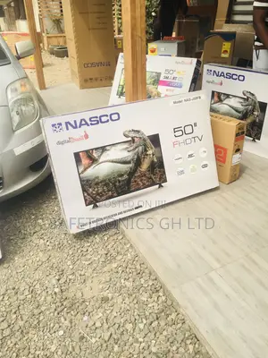 Digital Nasco Black LED Full HD Electric 50 Inches Glossy Tv