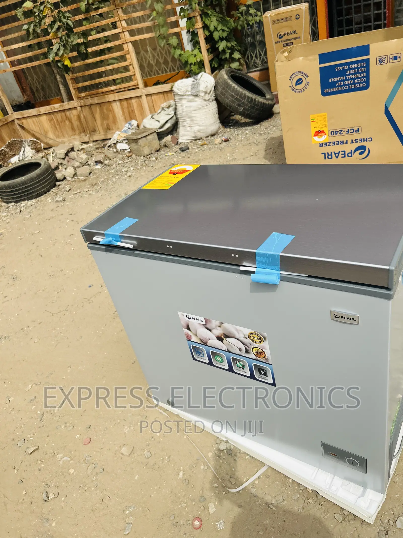 High Density Chest Freezer Single Door Pearl 200L
