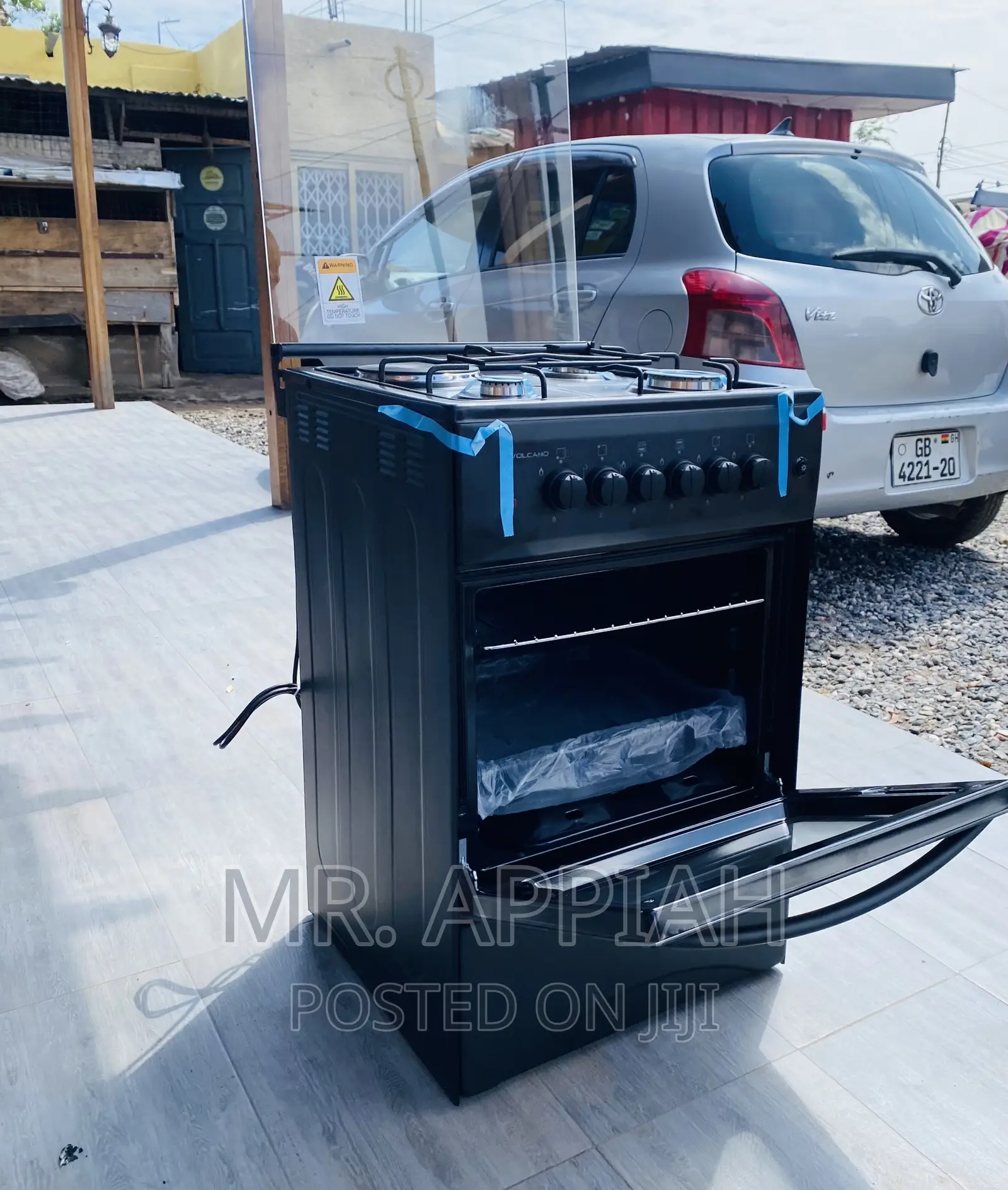 Purchase Adorable Volcano 3 Gas + 1 Electric Burner,Black.