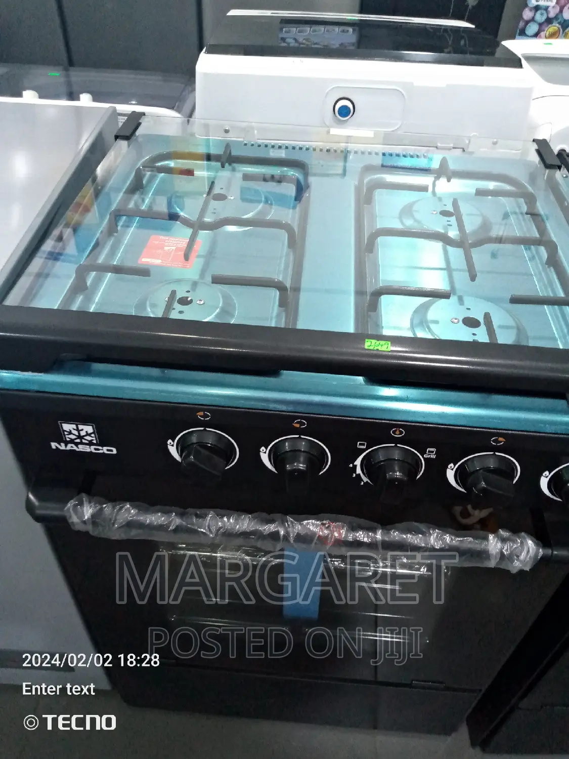 Nasco 4 Burners Gas Cooker
