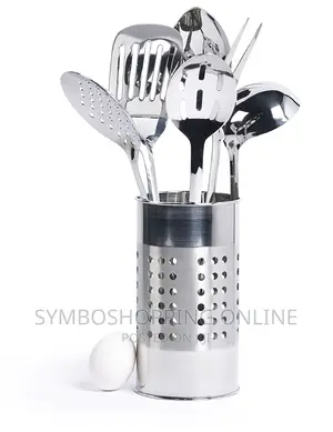 Basic Essentials 7 Piece Stainless Steel Tub of Tools Set