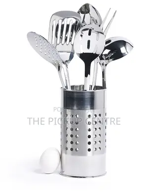 Basic Essentials 7 Piece Stainless Steel Tub of Tools Set