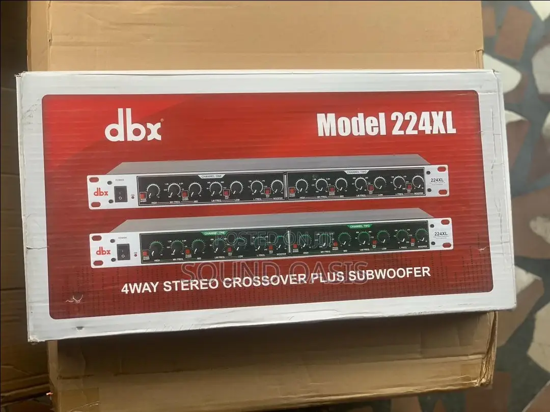 DBX 224xl 4way Stereo Crossover PLUS Subwoofer