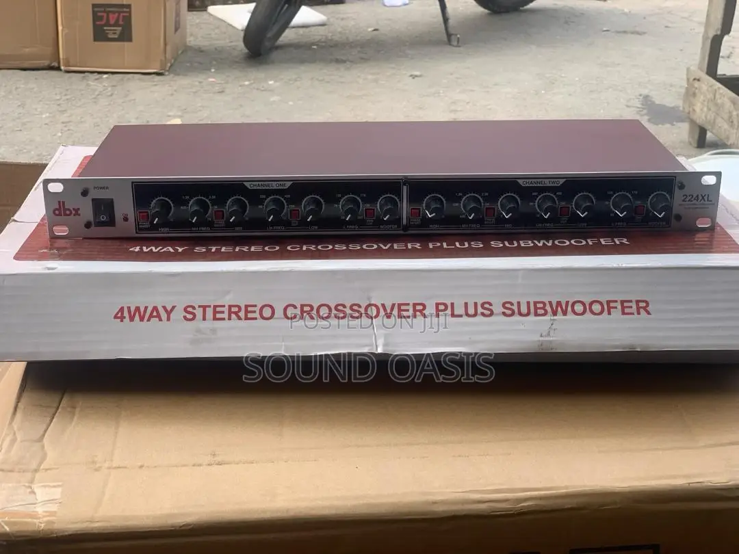 DBX 224xl 4way Stereo Crossover PLUS Subwoofer