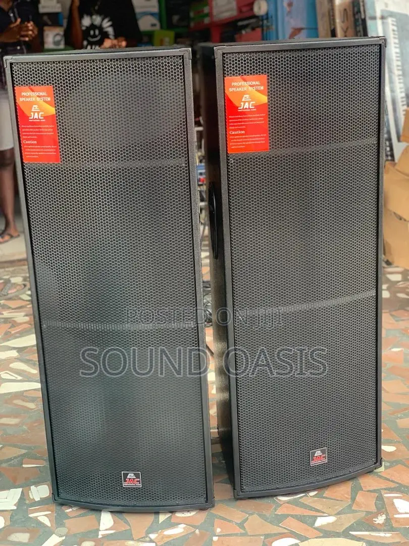 Jac 2×15 Pair of Full Range Speakers