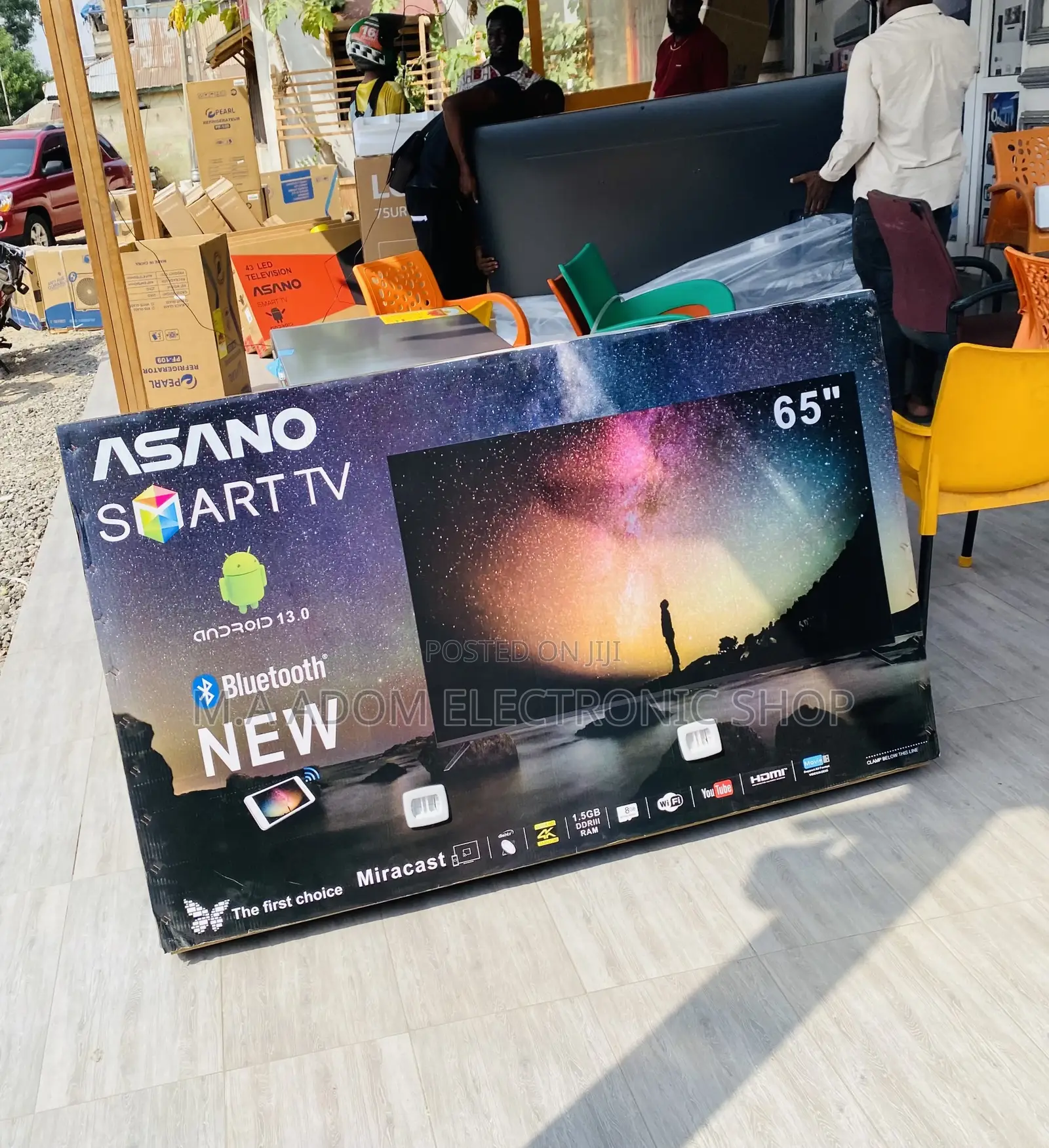 Energy Saving Asano 65 Inch Smart Bluetooth Tv 
