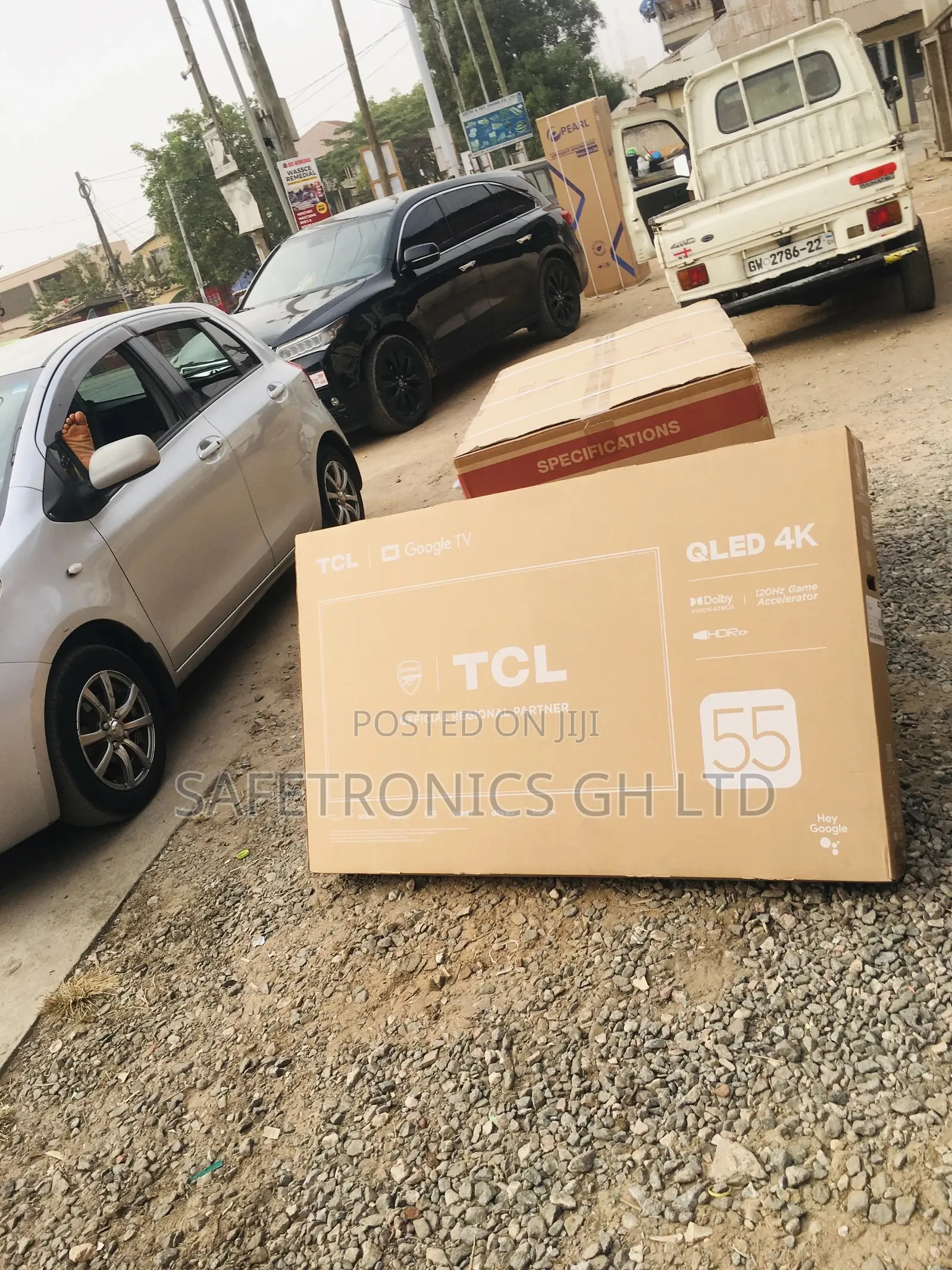 Smart Glossy Qled 55 Inches TCL C635 Electric Black Tv