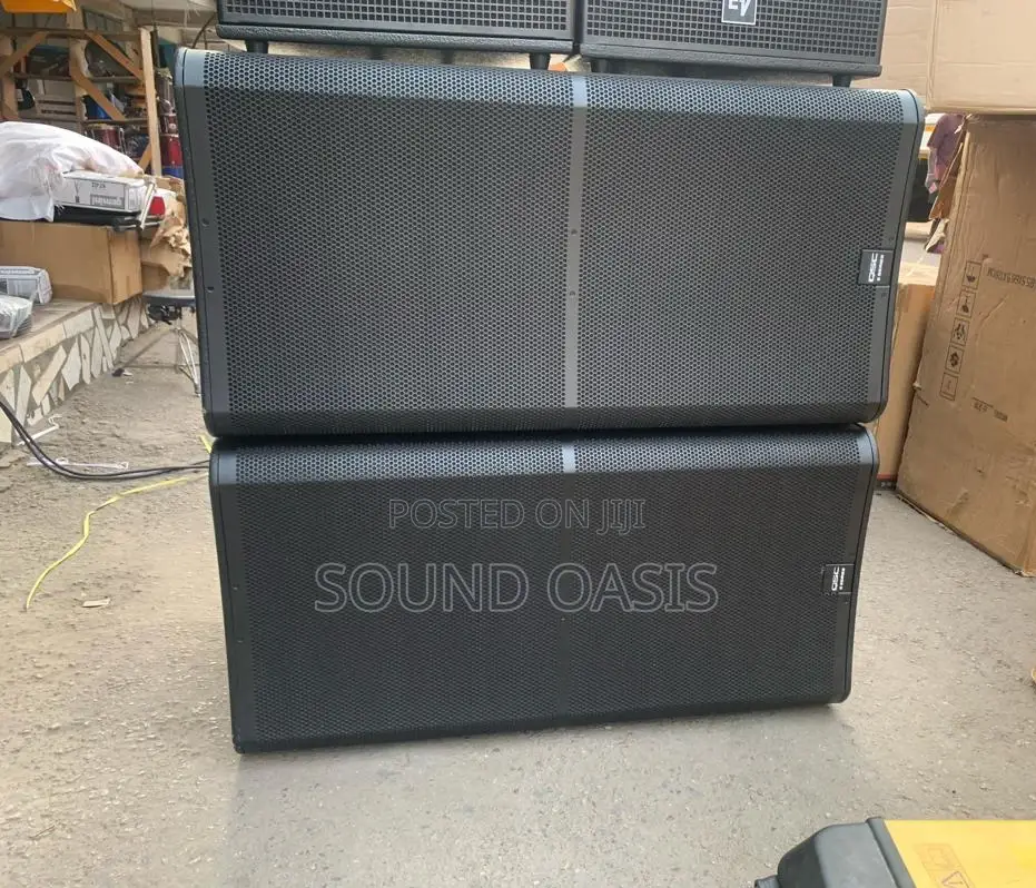 QSC Double Sub Speakers (1 Pair) 2500w × 2 Per Speaker