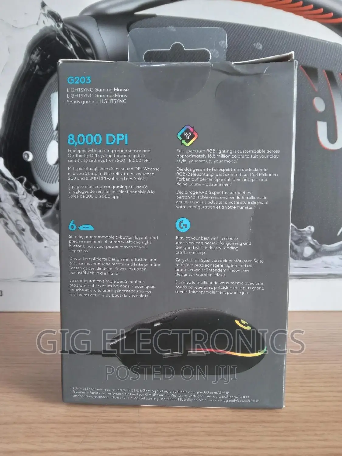 Logitech G G203 Lightsync Mouse