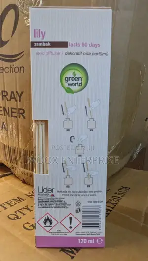 Green World Reed Diffuser Lily (170ml)