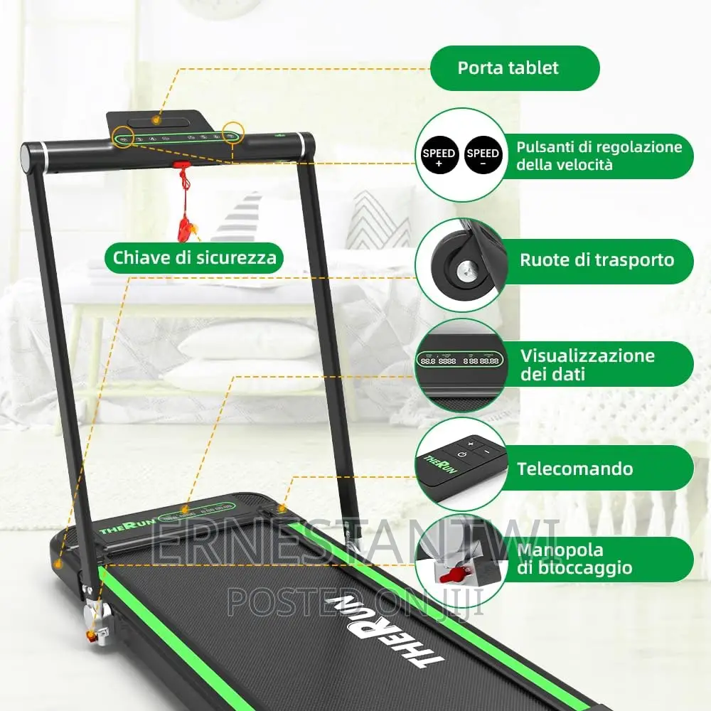 2-in-1 Foldable Treadmill From THERUN, UK