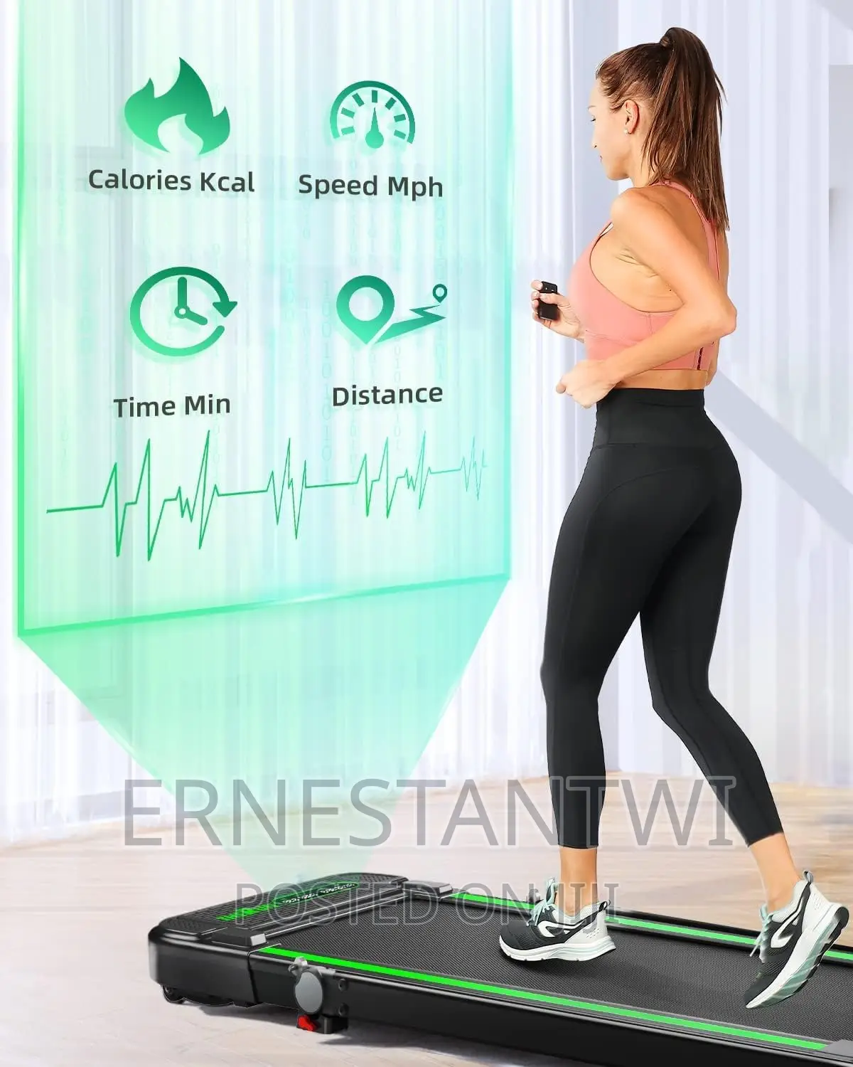 2-in-1 Foldable Treadmill From THERUN, UK