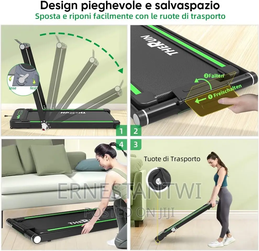 2-in-1 Foldable Treadmill From THERUN, UK