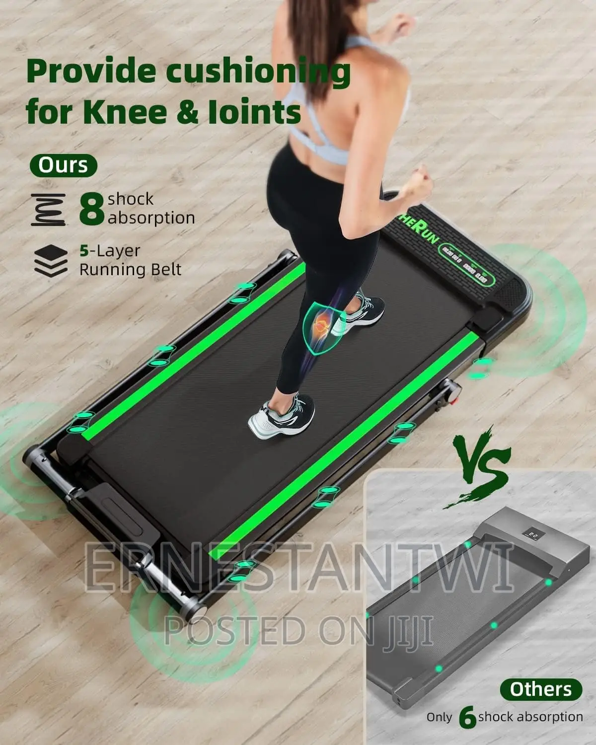 2-in-1 Foldable Treadmill From THERUN, UK