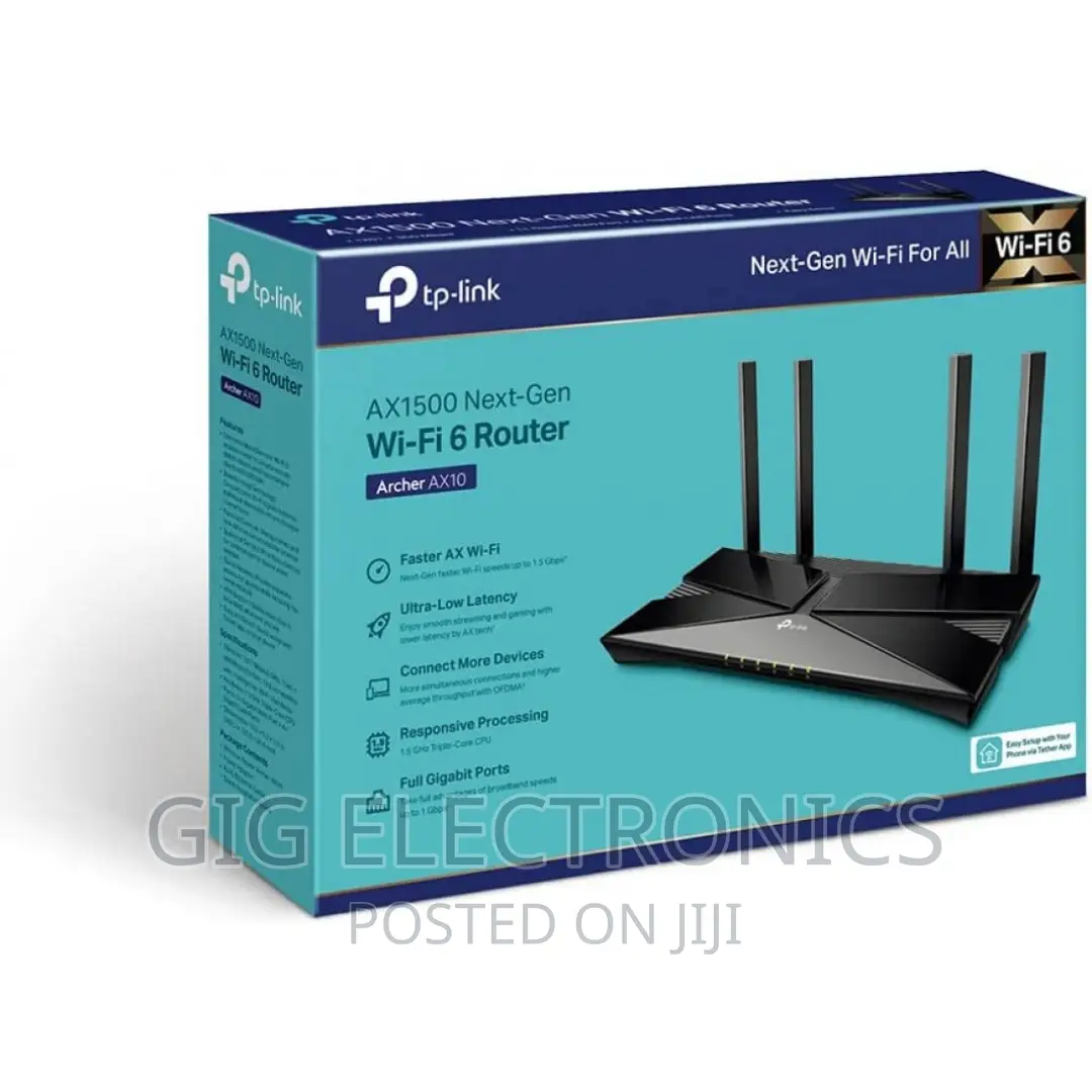Tp-Link AX1500 Wi-Fi 6 Dual Band Wireless Router