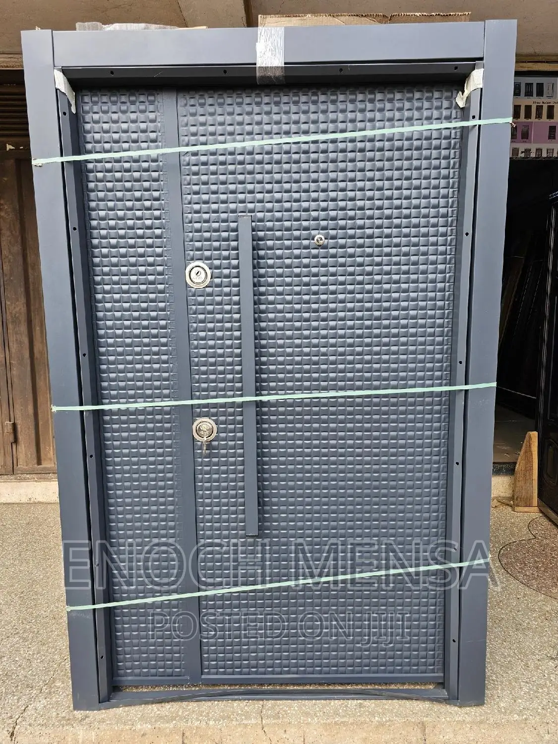 Modern Exterior Steel Security Door.