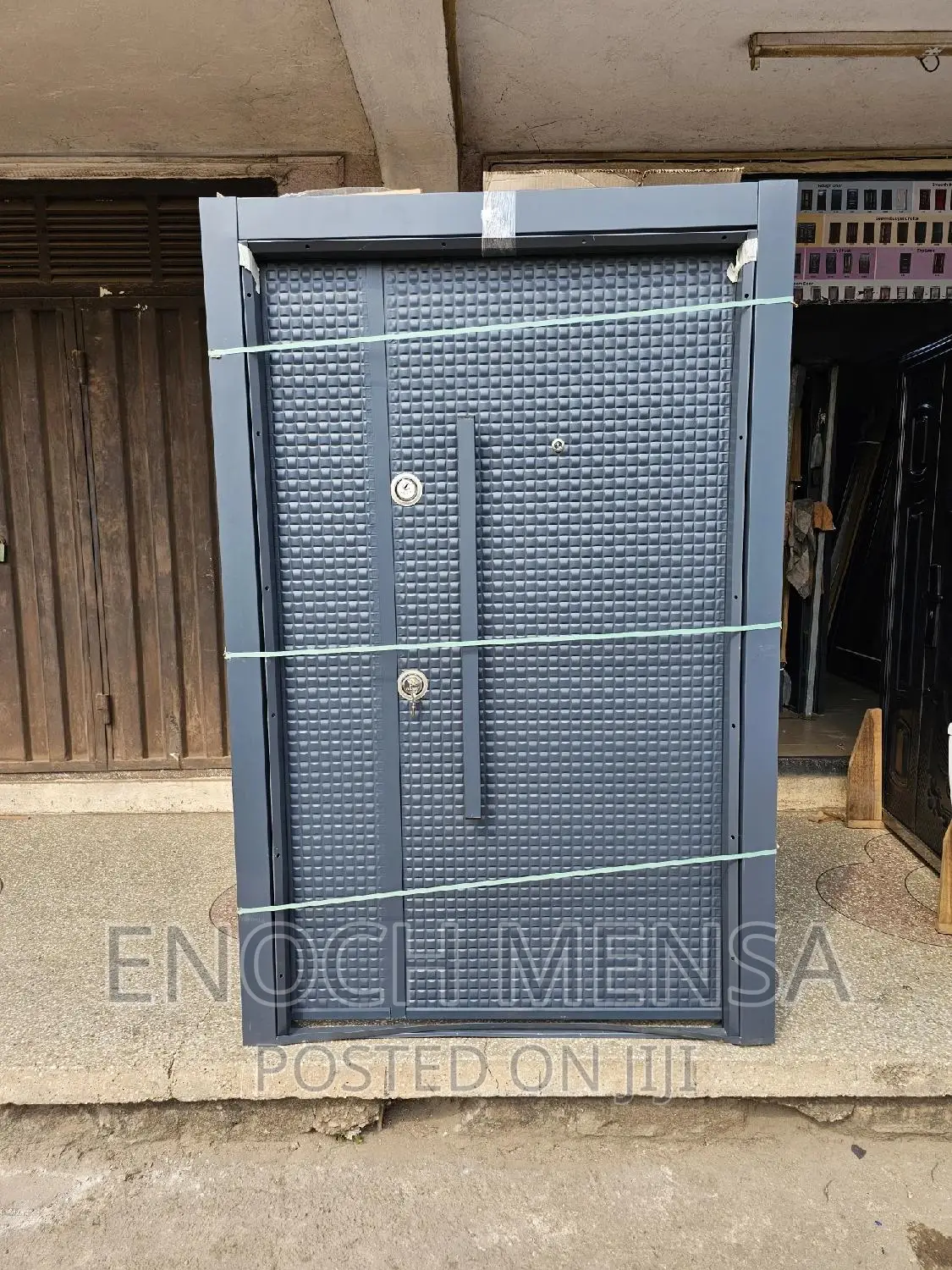 Modern Exterior Steel Security Door.