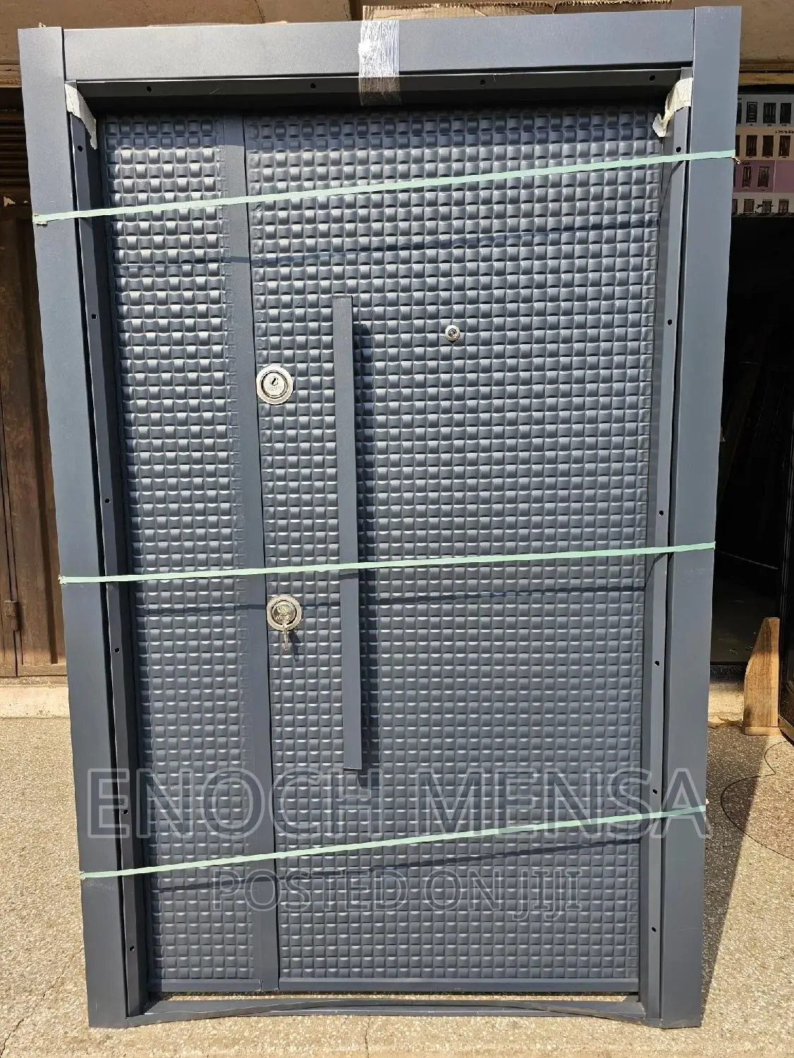 Modern Exterior Steel Security Door.