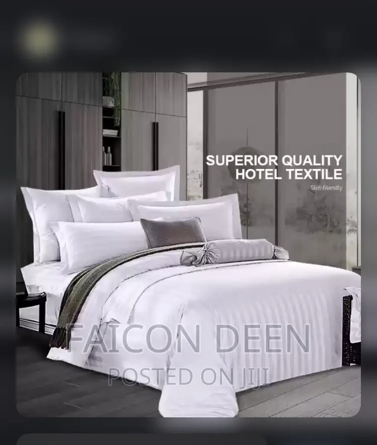 Cotton Stripped Heavy Duvet Set for Hotels