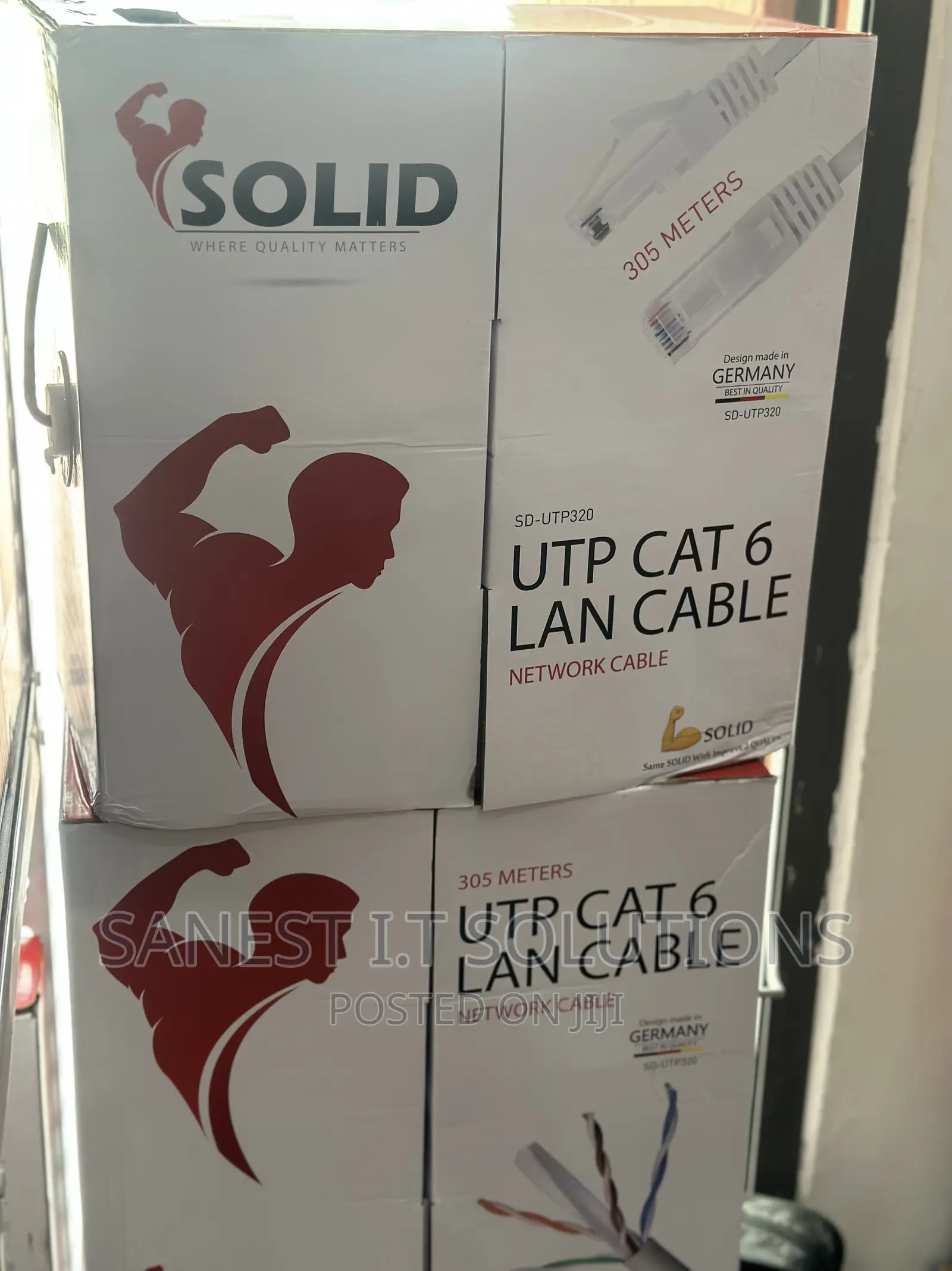 Cat6 Utp Indoor Cable 305m Solid