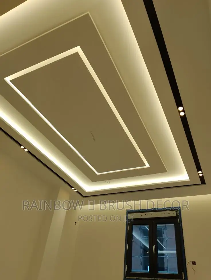 Flat Ceiling Installation and Painting