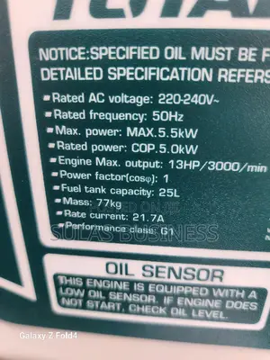 5.5 Kva Generator