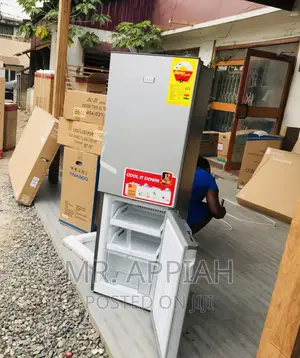 Classic Design Zara 240bf Double Door Fridge,Gray.