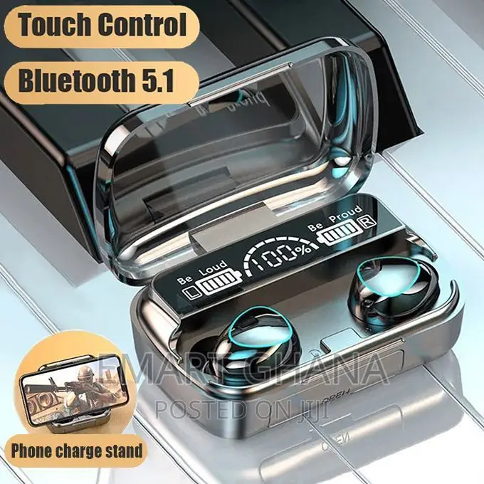 Wireless Finger Touch Control True Bass Bluetooth Headset