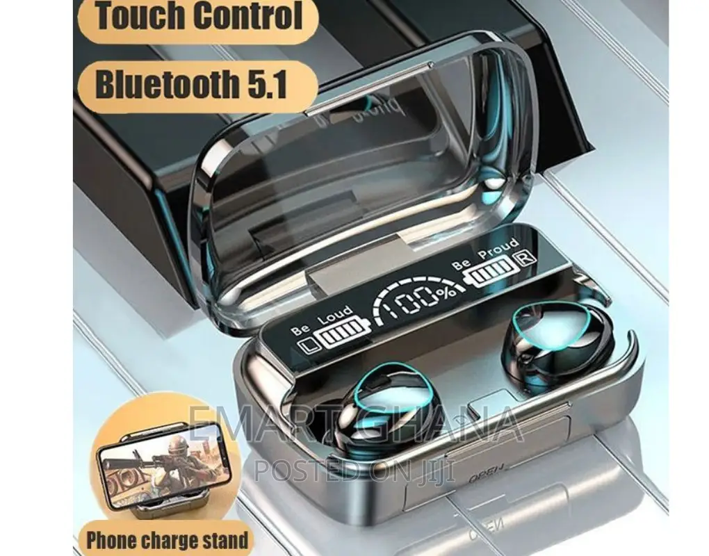 Wireless Finger Touch Control True Bass Bluetooth Headset