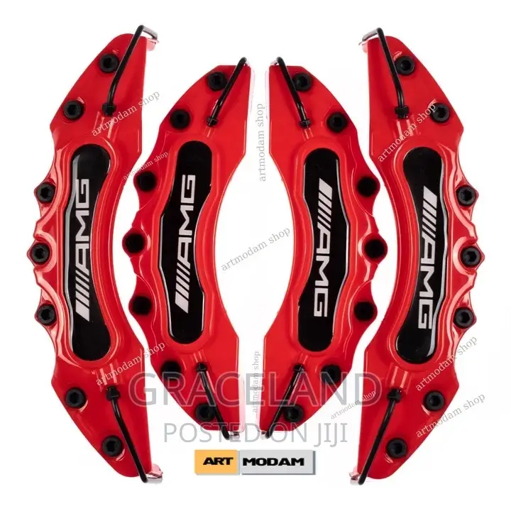 4 Set of Mercedes Benz Brake Caliper Cover Aluminum Alloy