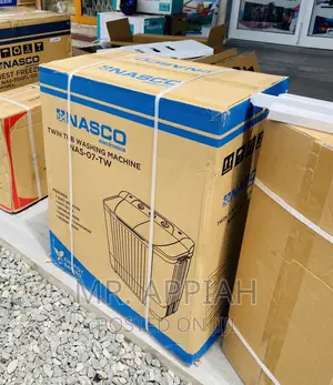 Energy Efficient Nasco 7kg Twin Tap Washing Machine.