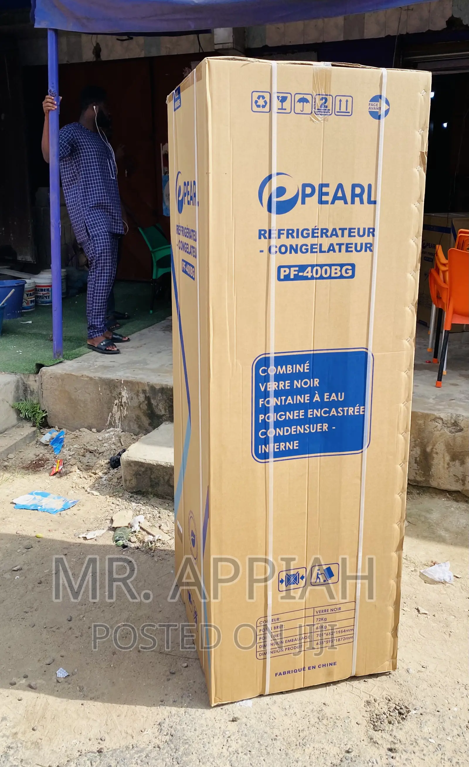 Purchase Quality Pearl Pf-400bg 2 Door Electric Fridge.