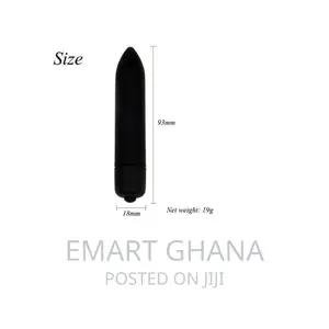 Bullet Female Gspots Vibrator for Adult Sexs Toy - Black