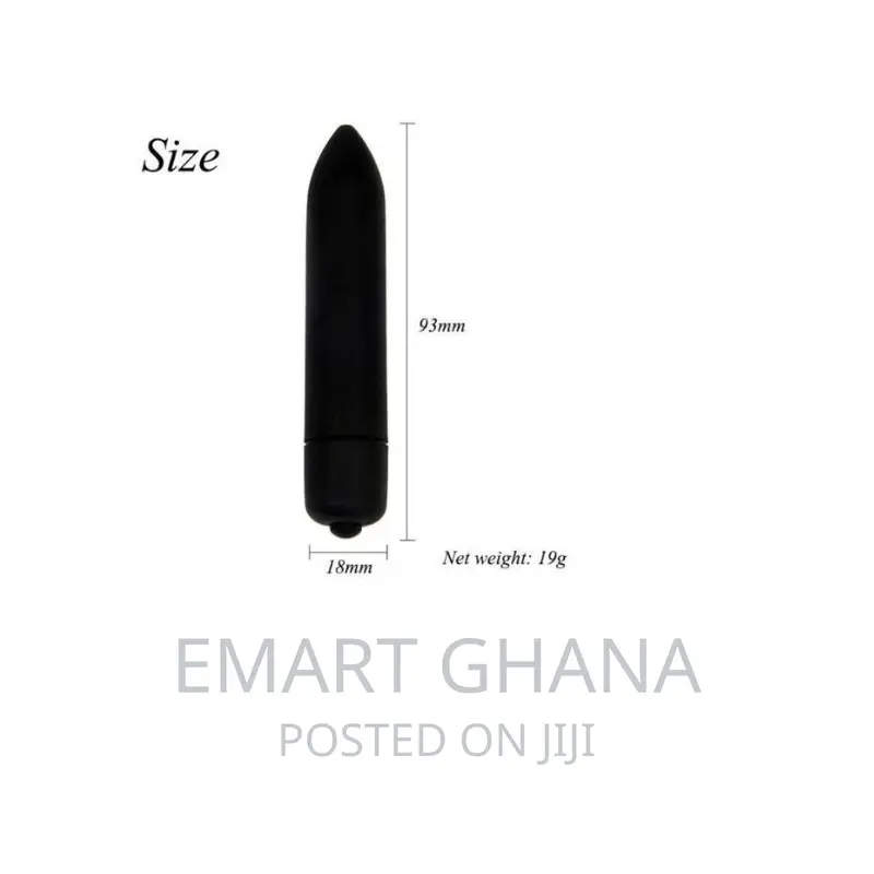 Bullet Female Gspots Vibrator for Adult Sexs Toy - Black
