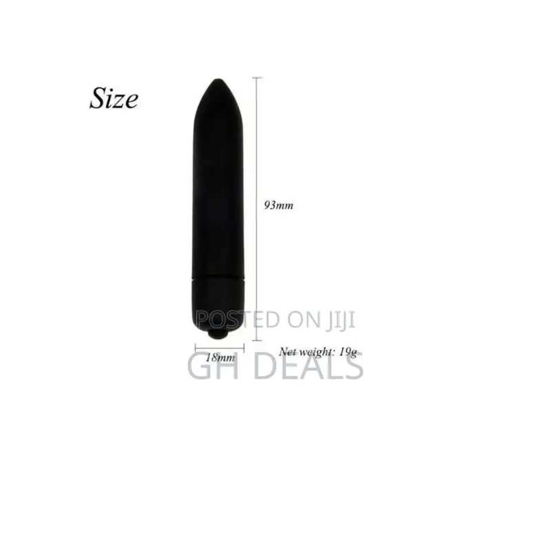Bullet Female Gspots Vibrator for Adult Sexs Toy - Black