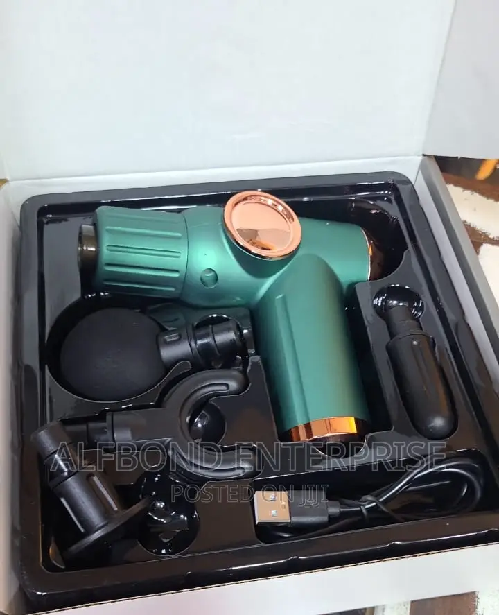 Green Plastic Fascial Massage Gun
