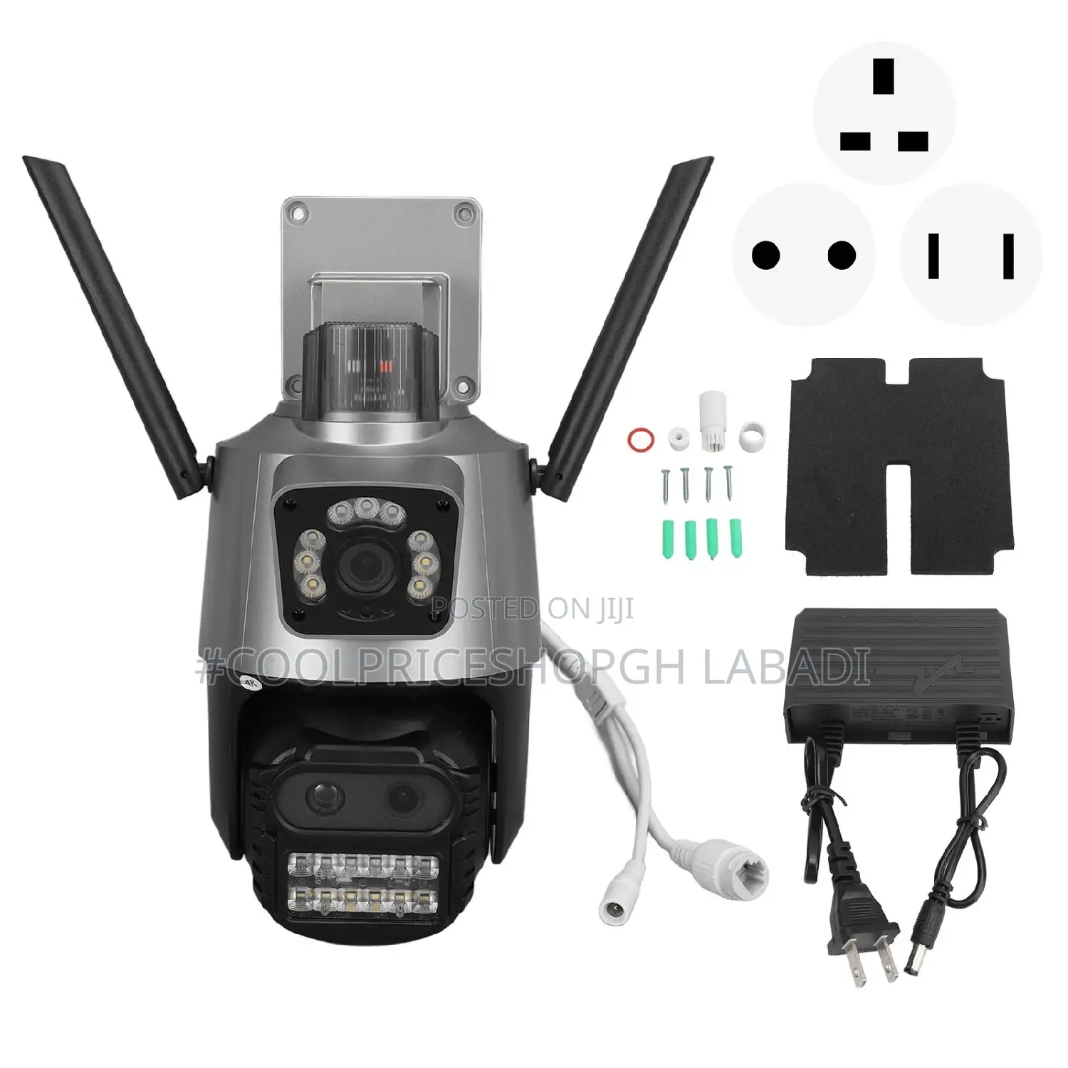 Dual Lens Screen Wifi CCTV Surveillance Cameras