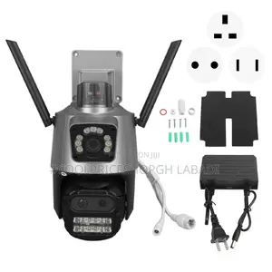 Dual Lens Screen Wifi CCTV Surveillance Cameras