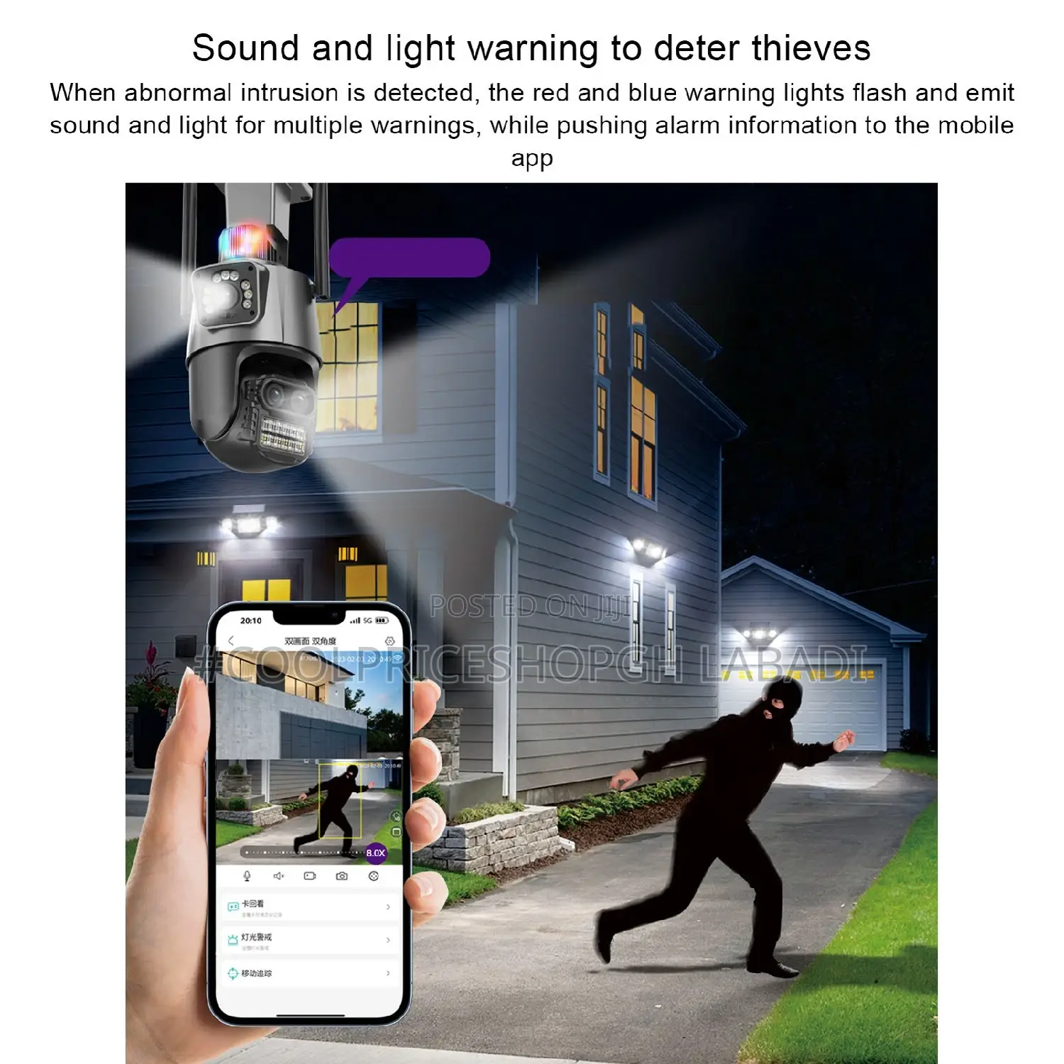 Dual Lens Screen Wifi CCTV Surveillance Cameras